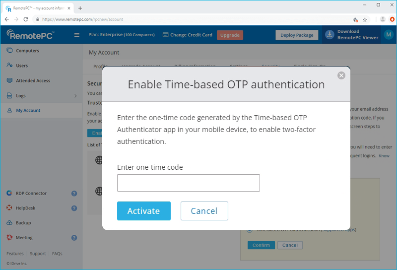 Frequently Asked Questions RemotePC™ Security